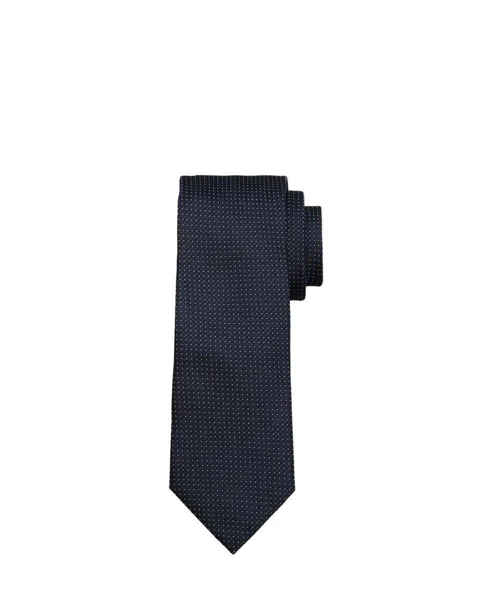 Zegna Men's Micro-Pindot Silk Tie | Thumbnail 2 Zegna Men's Micro-Pindot Silk Tie | Thumbnail 2