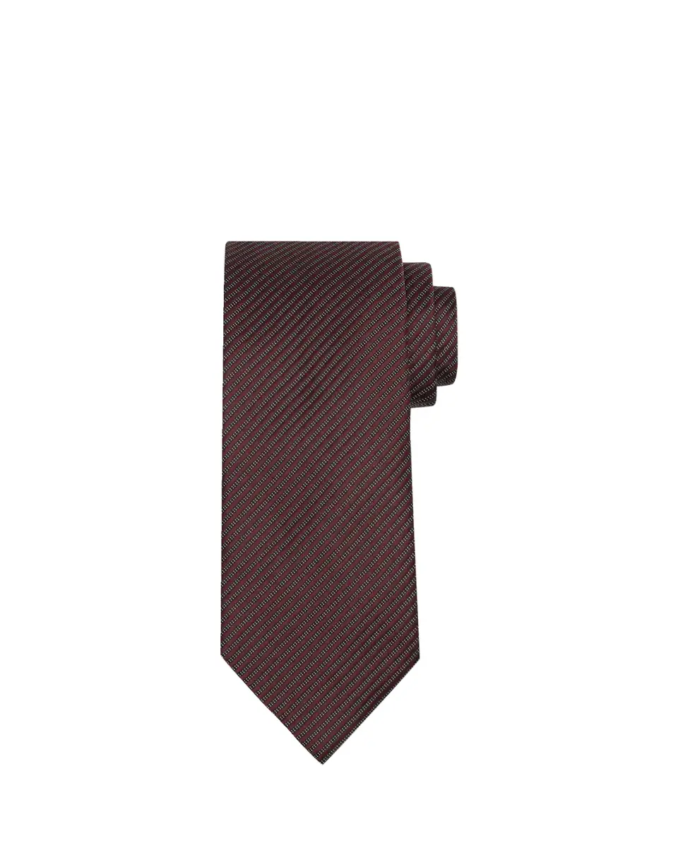 Zegna Men's Micro-Jacquard Stripe Silk Tie | Thumbnail 2 Zegna Men's Micro-Jacquard Stripe Silk Tie | Thumbnail 2