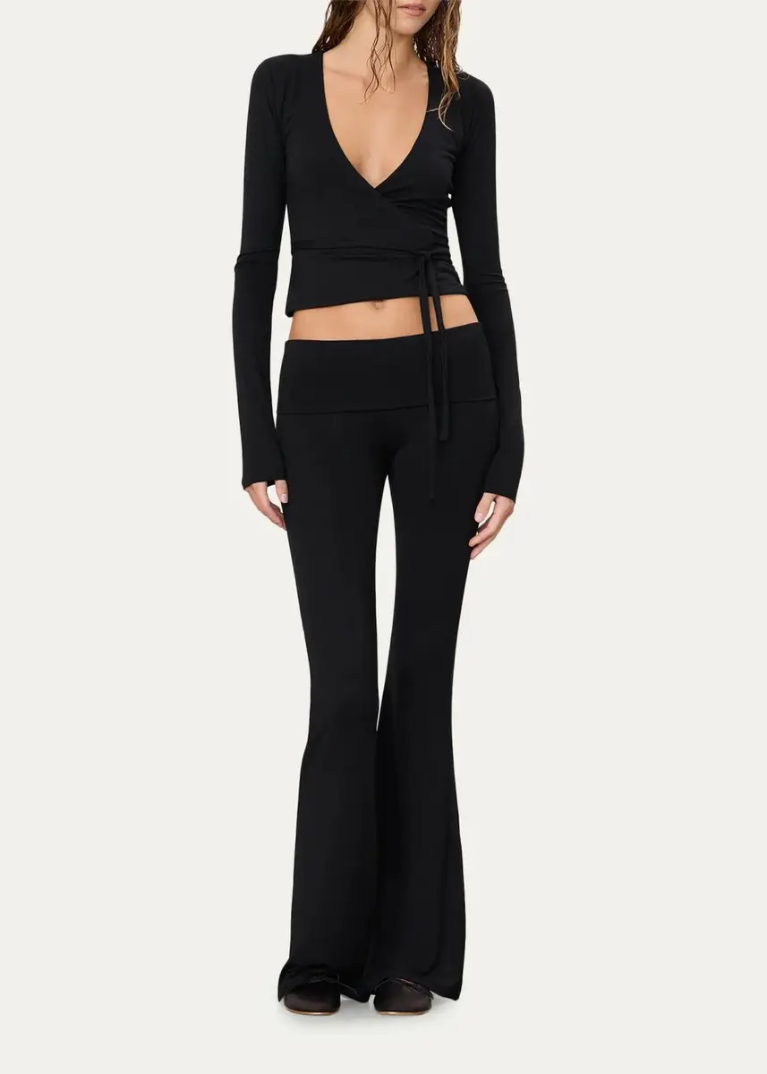 ÉTERNE Jersey Wrap Top | Thumbnail 2 ÉTERNE Jersey Wrap Top | Thumbnail 2