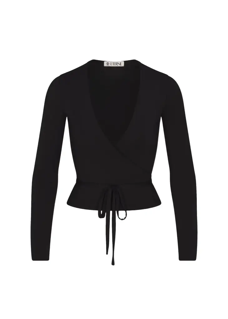 Jersey Wrap Top Jersey Wrap Top