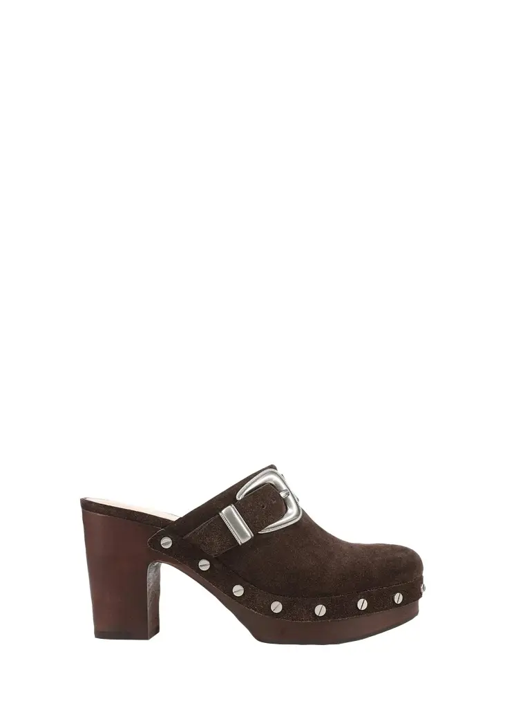 Larken 95MM Suede Clogs Larken 95MM Suede Clogs