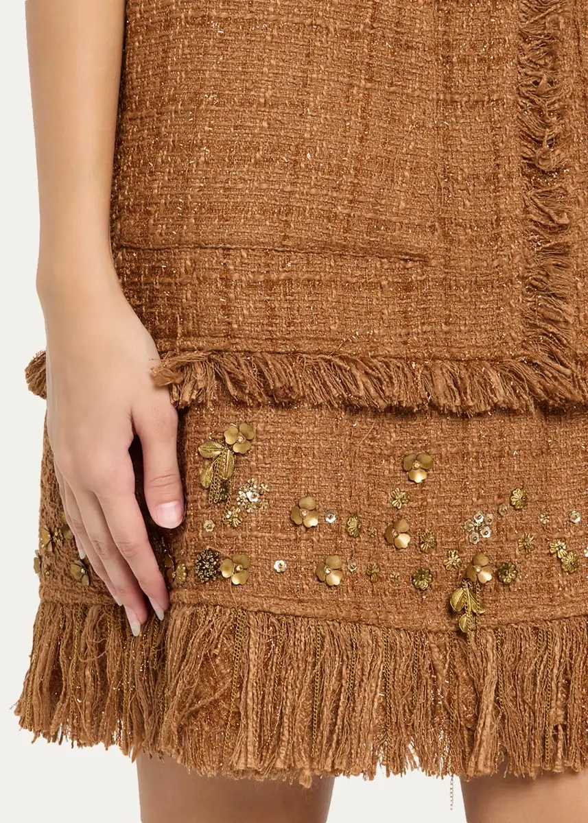 Kobi Halperin Rives Sequin-Embellished Tweed A-Line Mini Dress | Thumbnail 5 Kobi Halperin Rives Sequin-Embellished Tweed A-Line Mini Dress | Thumbnail 5