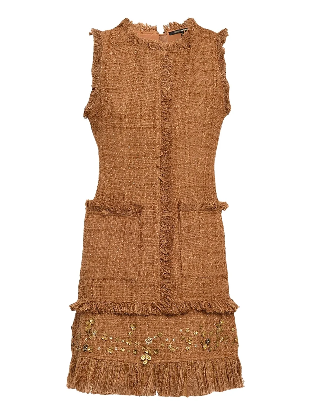 Rives Sequin-Embellished Tweed A-Line Mini Dress Rives Sequin-Embellished Tweed A-Line Mini Dress