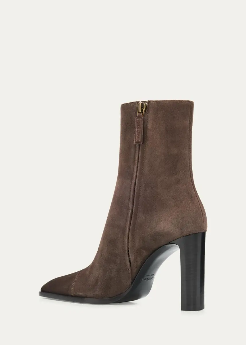 Saint Laurent 95mm Venetia Suede Booties | Thumbnail 2 Saint Laurent 95mm Venetia Suede Booties | Thumbnail 2