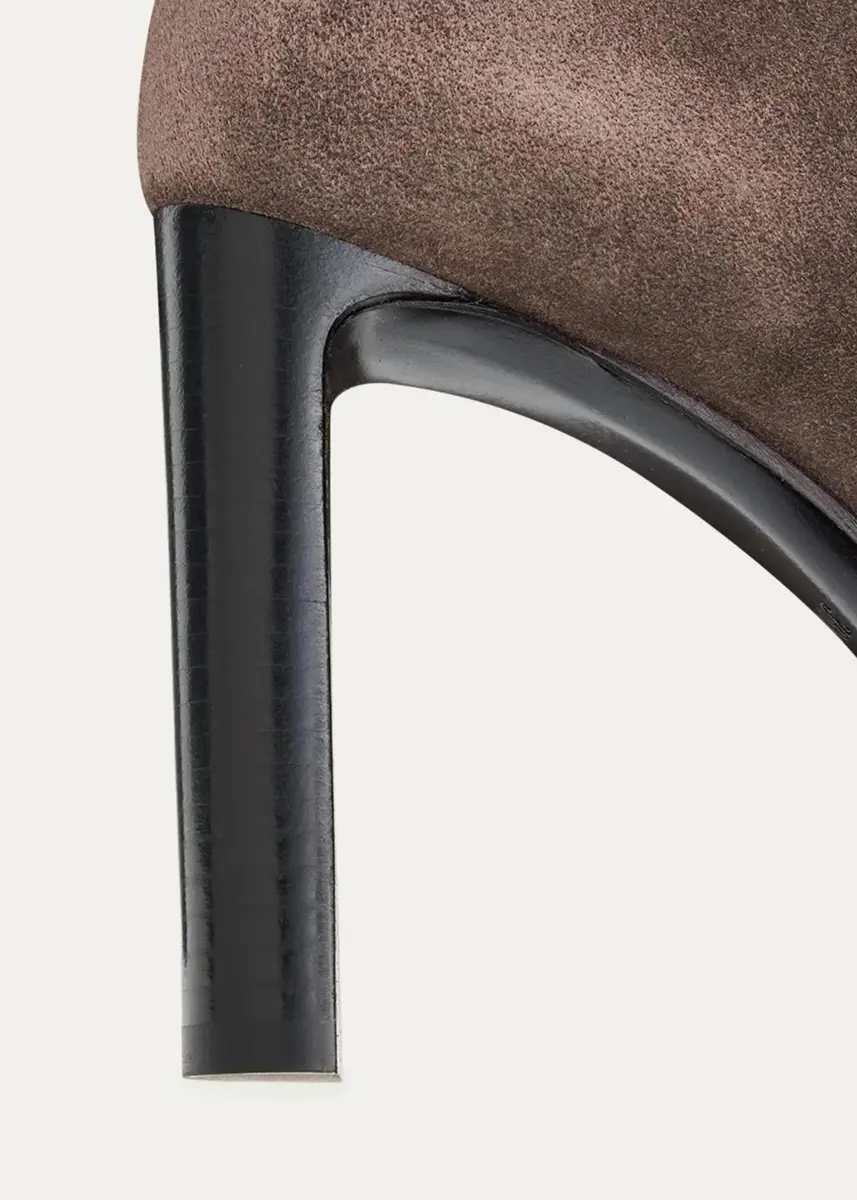 Saint Laurent 95mm Venetia Suede Booties | Thumbnail 3 Saint Laurent 95mm Venetia Suede Booties | Thumbnail 3