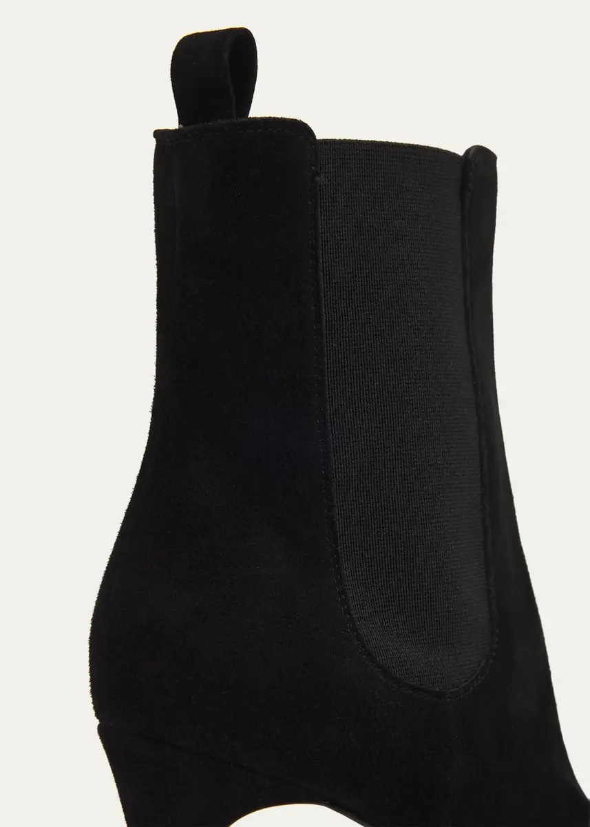 Gianvito Rossi 85mm Suede Platform Booties | Thumbnail 8