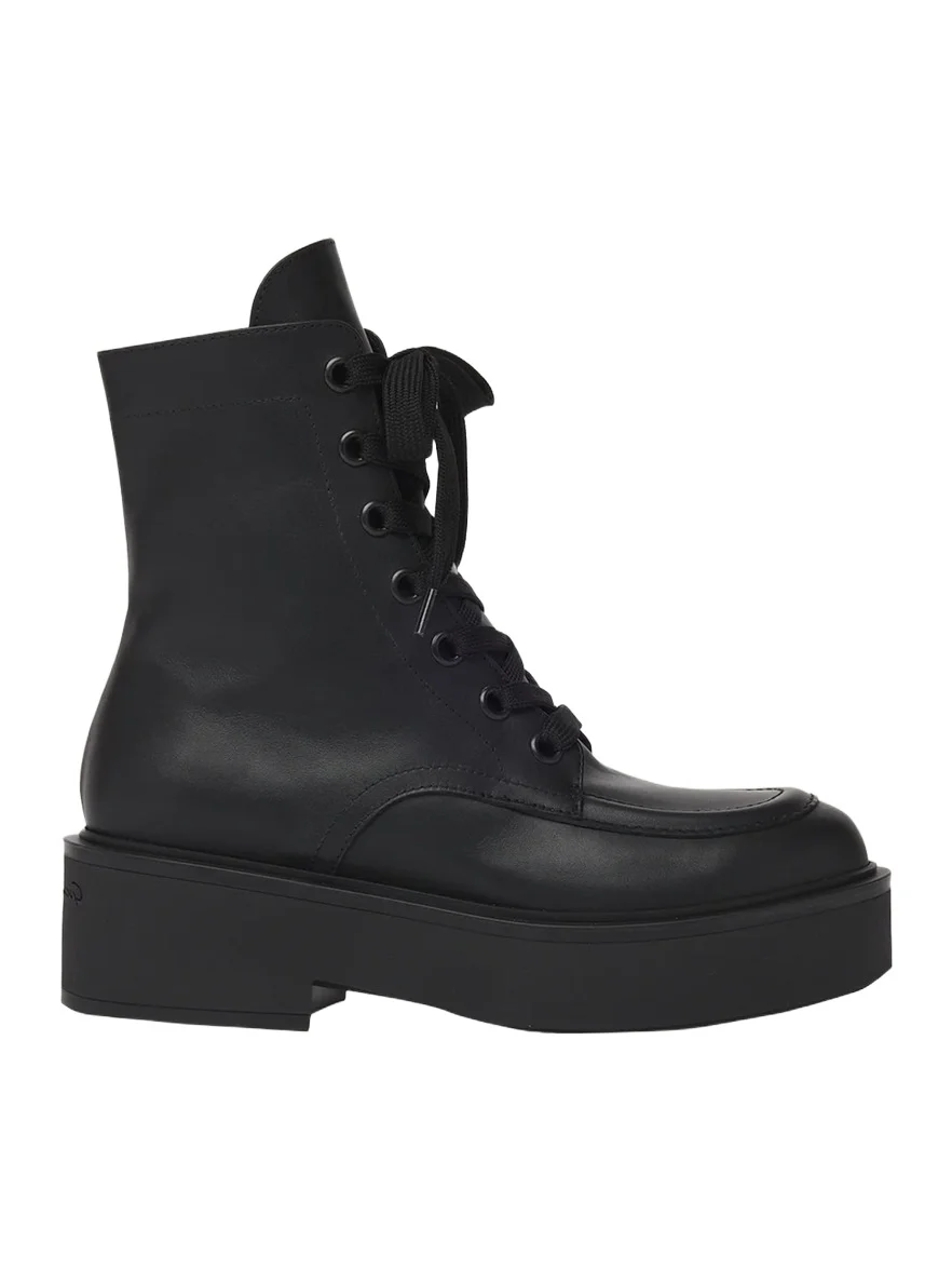 Leather Combat Boots