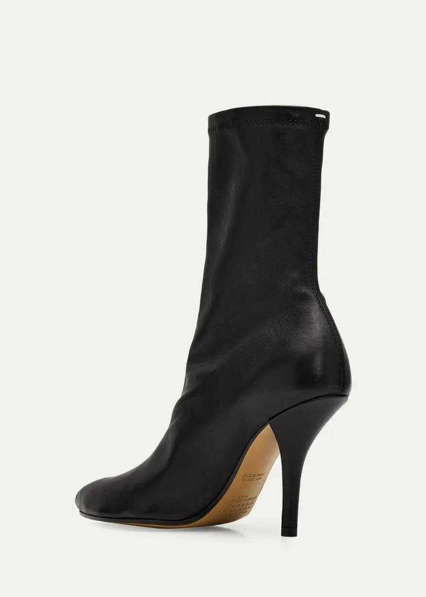 Maison Margiela 105mm Tabi Stretch Leather Ankle Boots | Thumbnail 2 Maison Margiela 105mm Tabi Stretch Leather Ankle Boots | Thumbnail 2