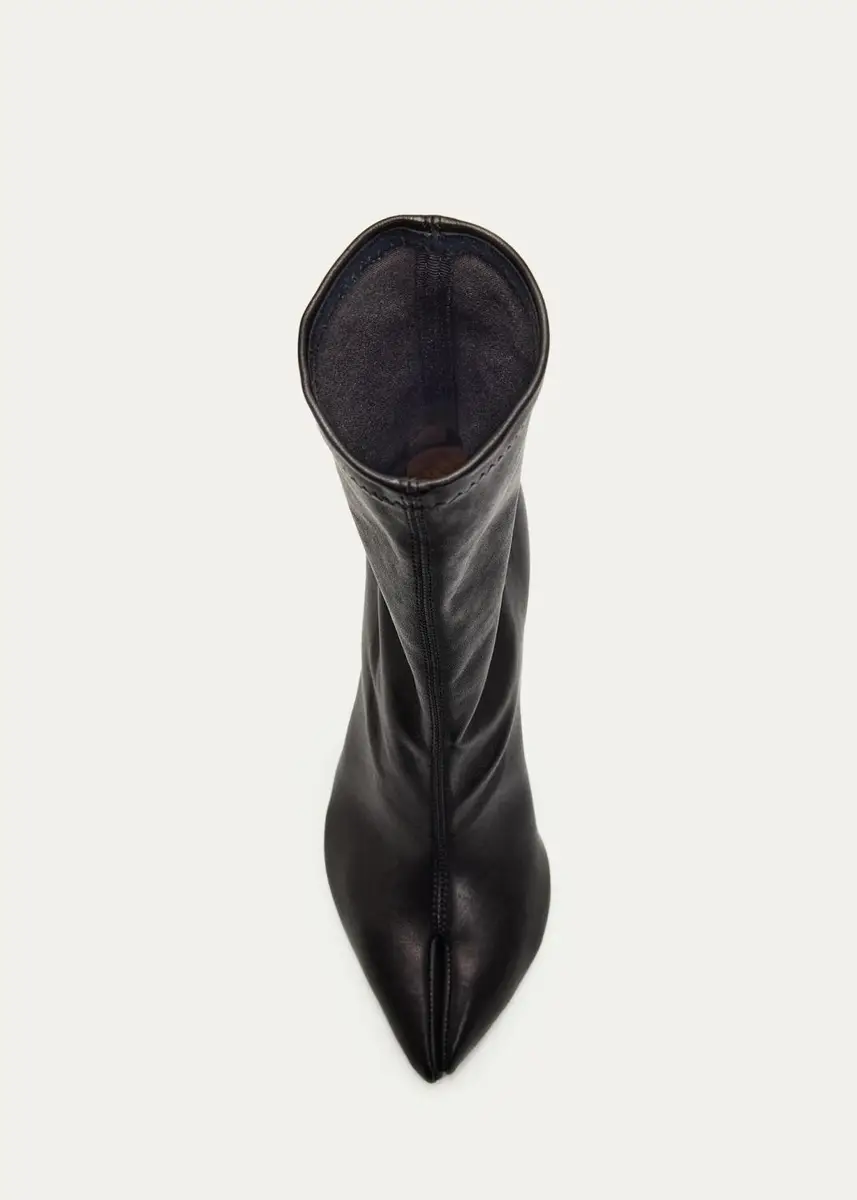Maison Margiela 105mm Tabi Stretch Leather Ankle Boots | Thumbnail 3 Maison Margiela 105mm Tabi Stretch Leather Ankle Boots | Thumbnail 3