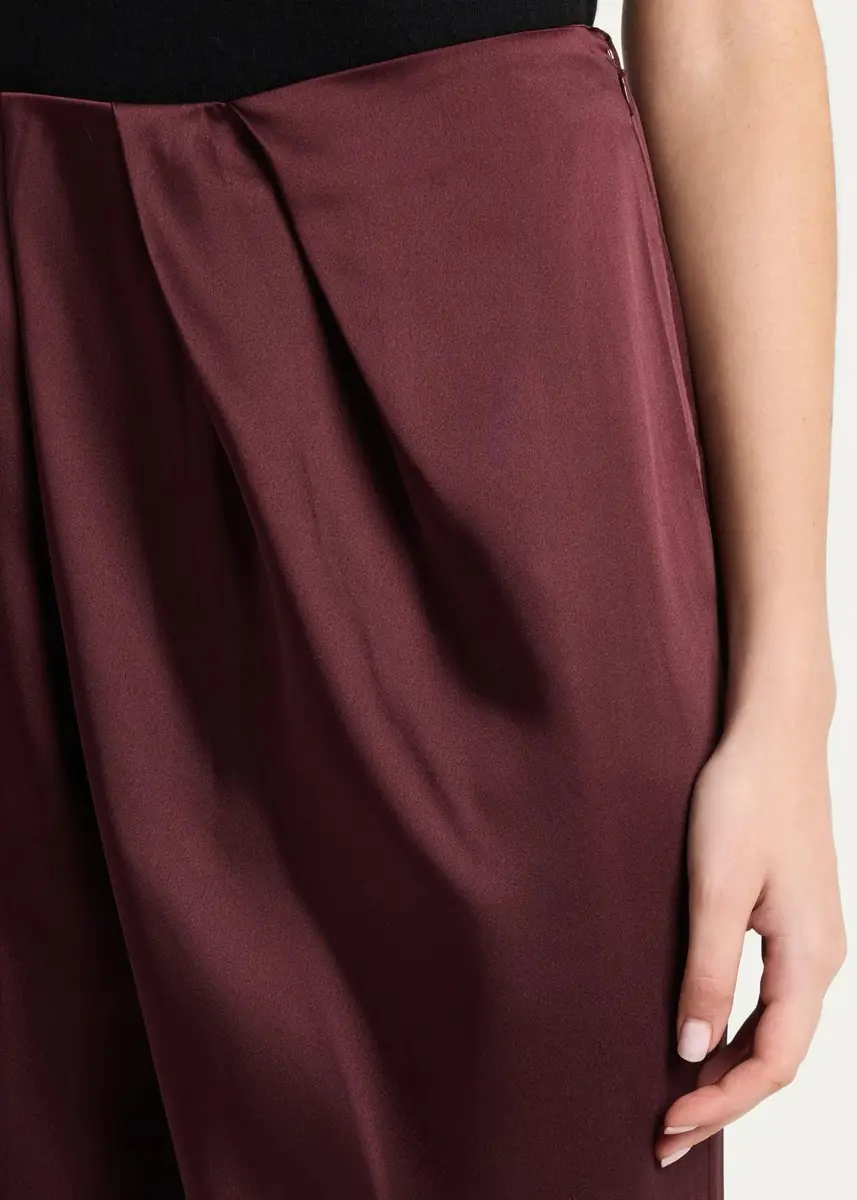 SEROYA Camryn Satin Wide-Leg Pants | Thumbnail 5 SEROYA Camryn Satin Wide-Leg Pants | Thumbnail 5