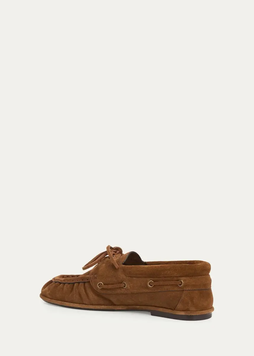 Saint Laurent Le Suede Boat Loafers | Thumbnail 4
