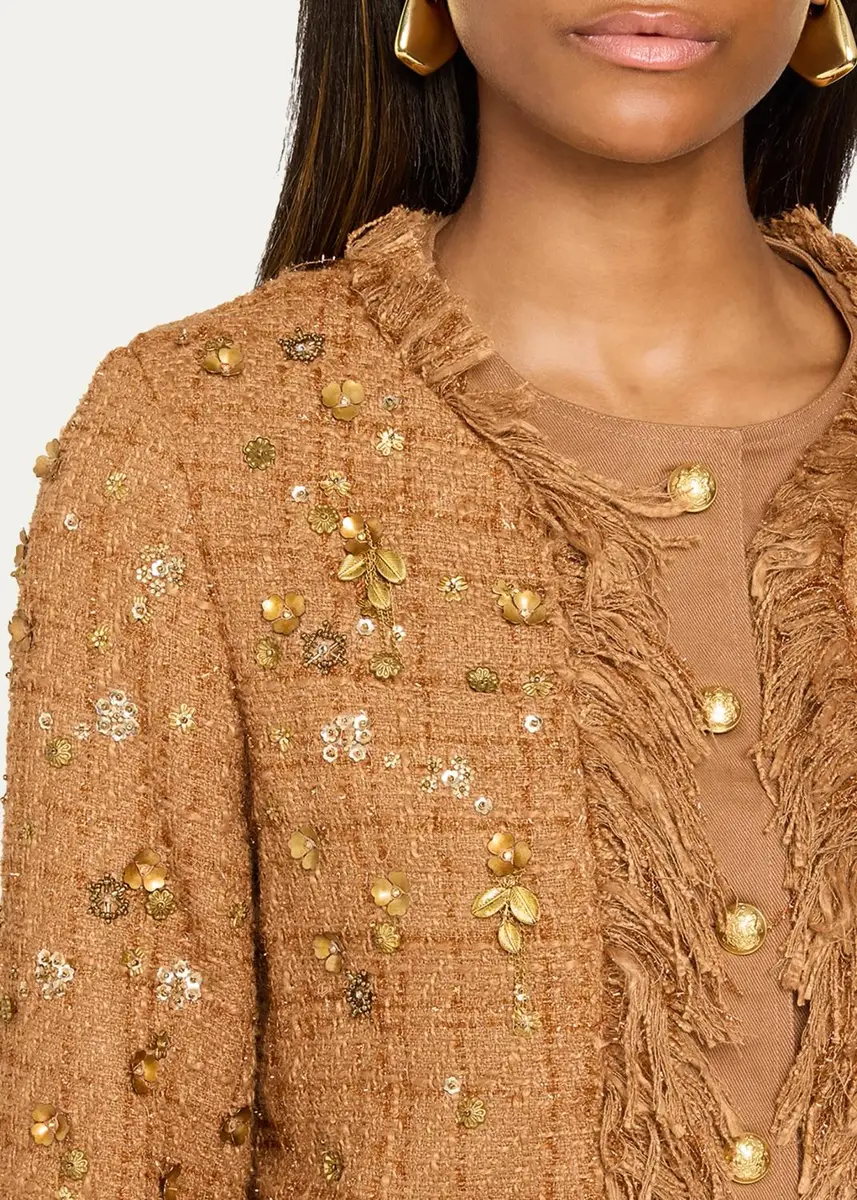 Kobi Halperin Marshall Embellished Tweed Jacket | Thumbnail 5 Kobi Halperin Marshall Embellished Tweed Jacket | Thumbnail 5