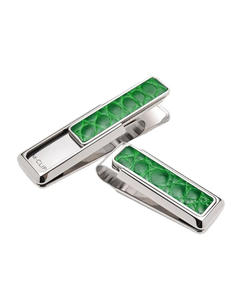 M Clip Monterey Alligator Money Clip