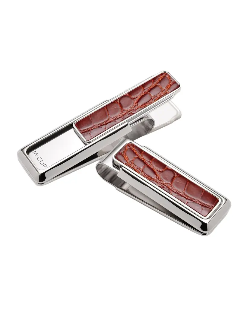 M Clip Monterey Alligator Money Clip