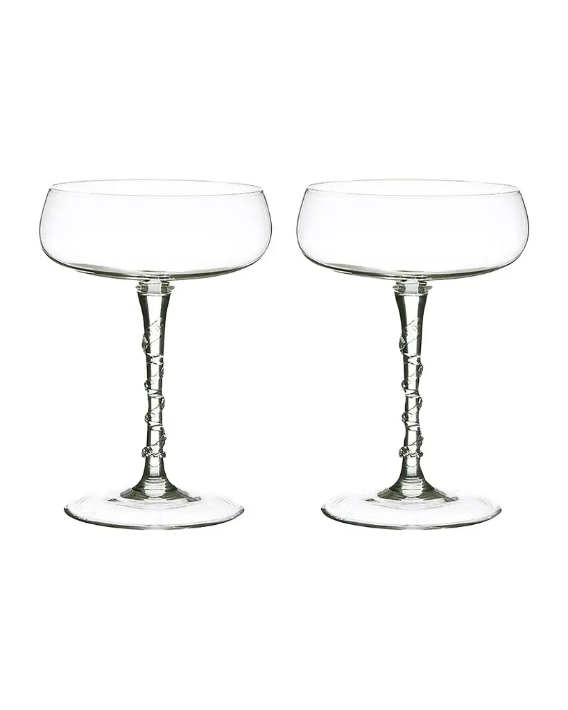 Amalia Champagne Coupe, Set of 2 Amalia Champagne Coupe, Set of 2
