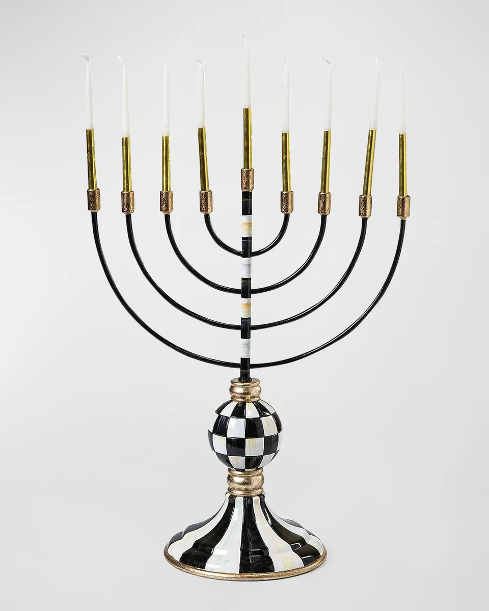 MacKenzie-Childs Courtly Hanukkah Menorah | Thumbnail 2