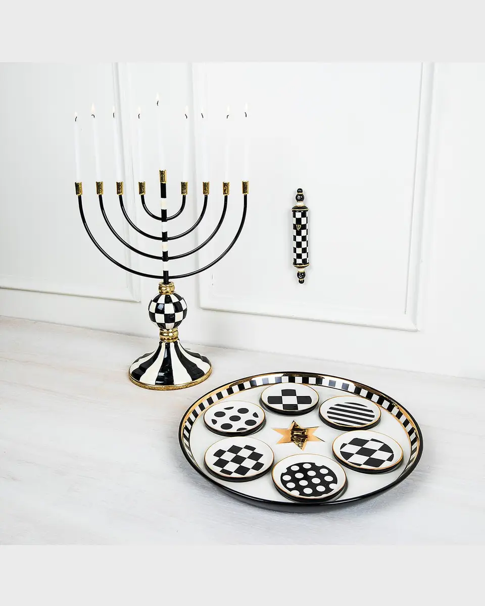 MacKenzie-Childs Courtly Hanukkah Menorah | Thumbnail 3