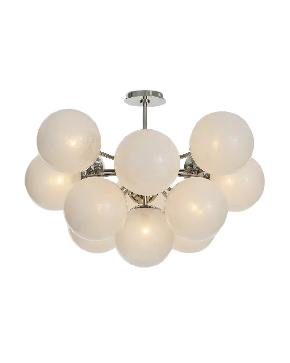 Regina Andrew Shine 34" 13-Light Flush Mount, Swirl Glass