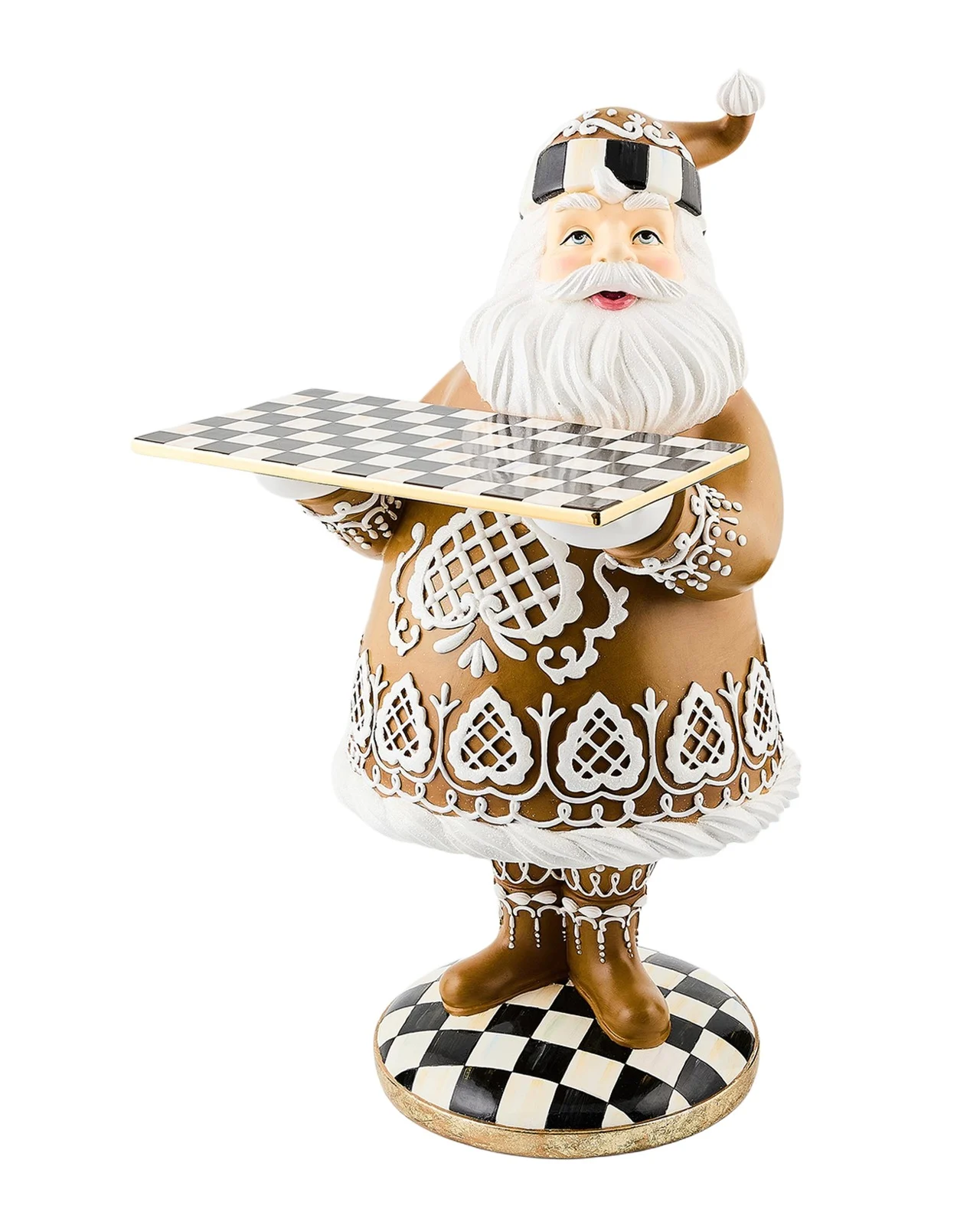 MacKenzie-Childs Gingerbread Santa Butler, 24"