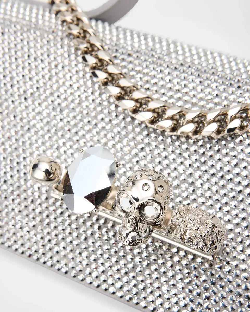 Alexander McQueen Jewelled Crystal Top-Handle Bag | Thumbnail 6 Alexander McQueen Jewelled Crystal Top-Handle Bag | Thumbnail 6