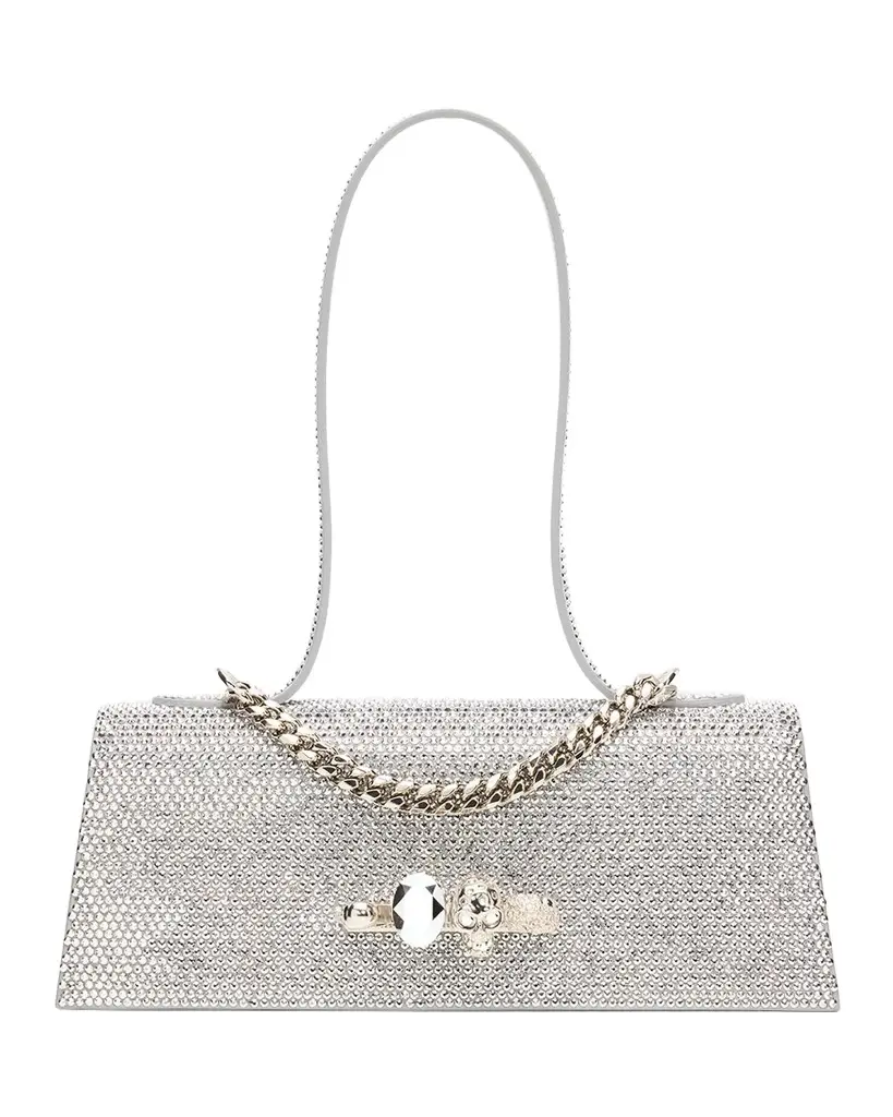 Alexander McQueen Jewelled Crystal Top-Handle Bag