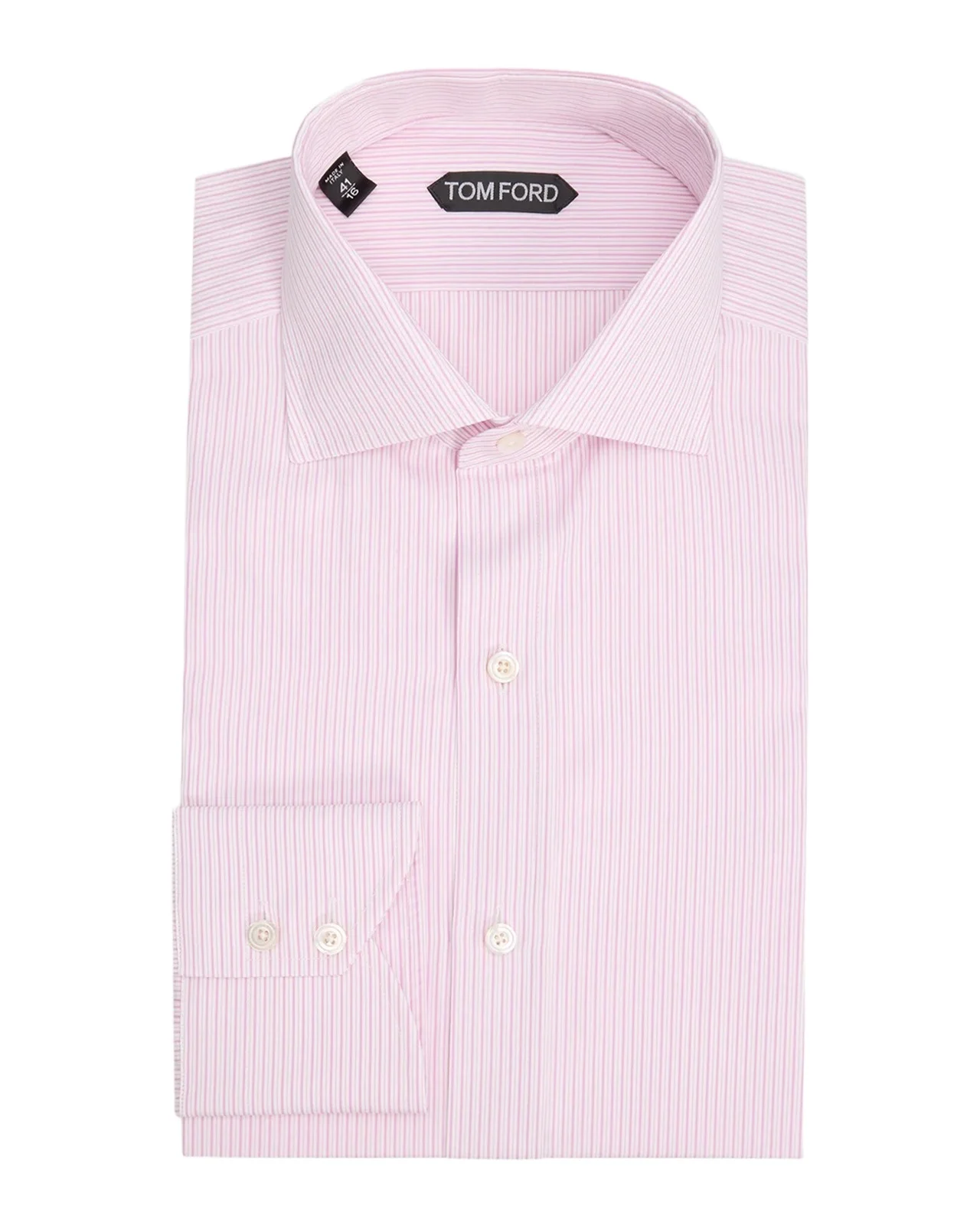 Tom Ford Men's Striped Cotton Dress Shirt