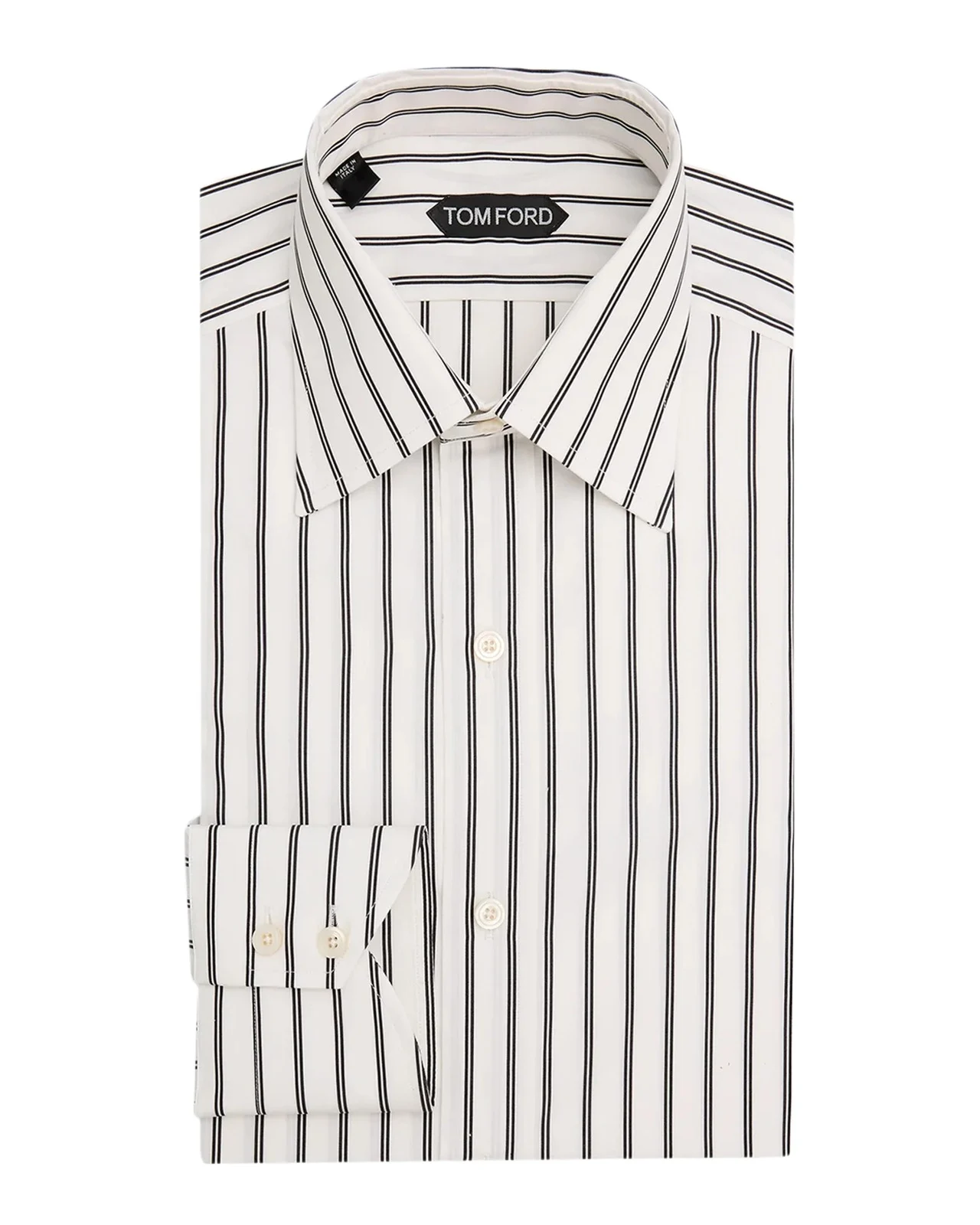 Tom Ford Men's Striped Cotton Dress Shirt