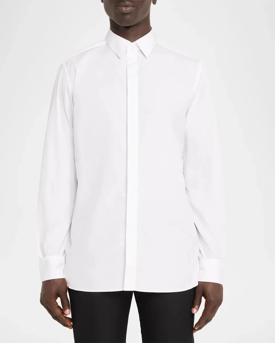 Tom Ford Men's Cotton Shirt | Thumbnail 4 Tom Ford Men's Cotton Shirt | Thumbnail 4