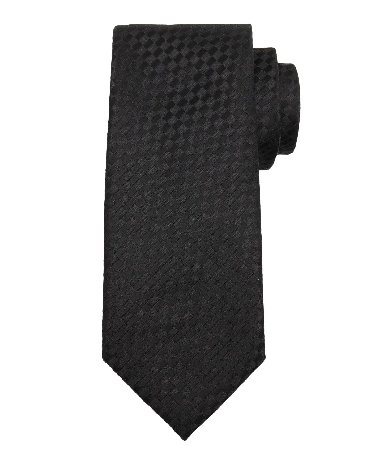 Men's Silk Check Jacquard Tie
