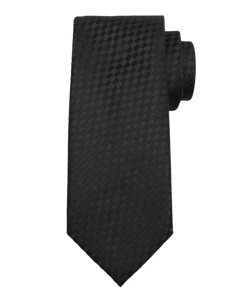 Men's Silk Check Jacquard Tie