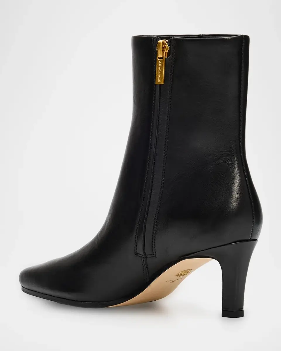 Veronica Beard Agnes 65MM Leather Ankle Boots | Thumbnail 2 Veronica Beard Agnes 65MM Leather Ankle Boots | Thumbnail 2