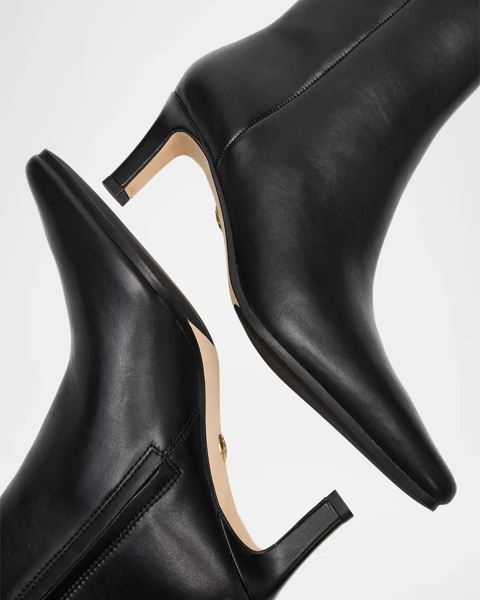 Veronica Beard Agnes 65MM Leather Ankle Boots | Thumbnail 3 Veronica Beard Agnes 65MM Leather Ankle Boots | Thumbnail 3