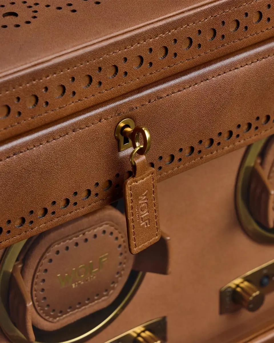 Wolf Brogue Double Watch Winder with Storage | Thumbnail 6 Wolf Brogue Double Watch Winder with Storage | Thumbnail 6