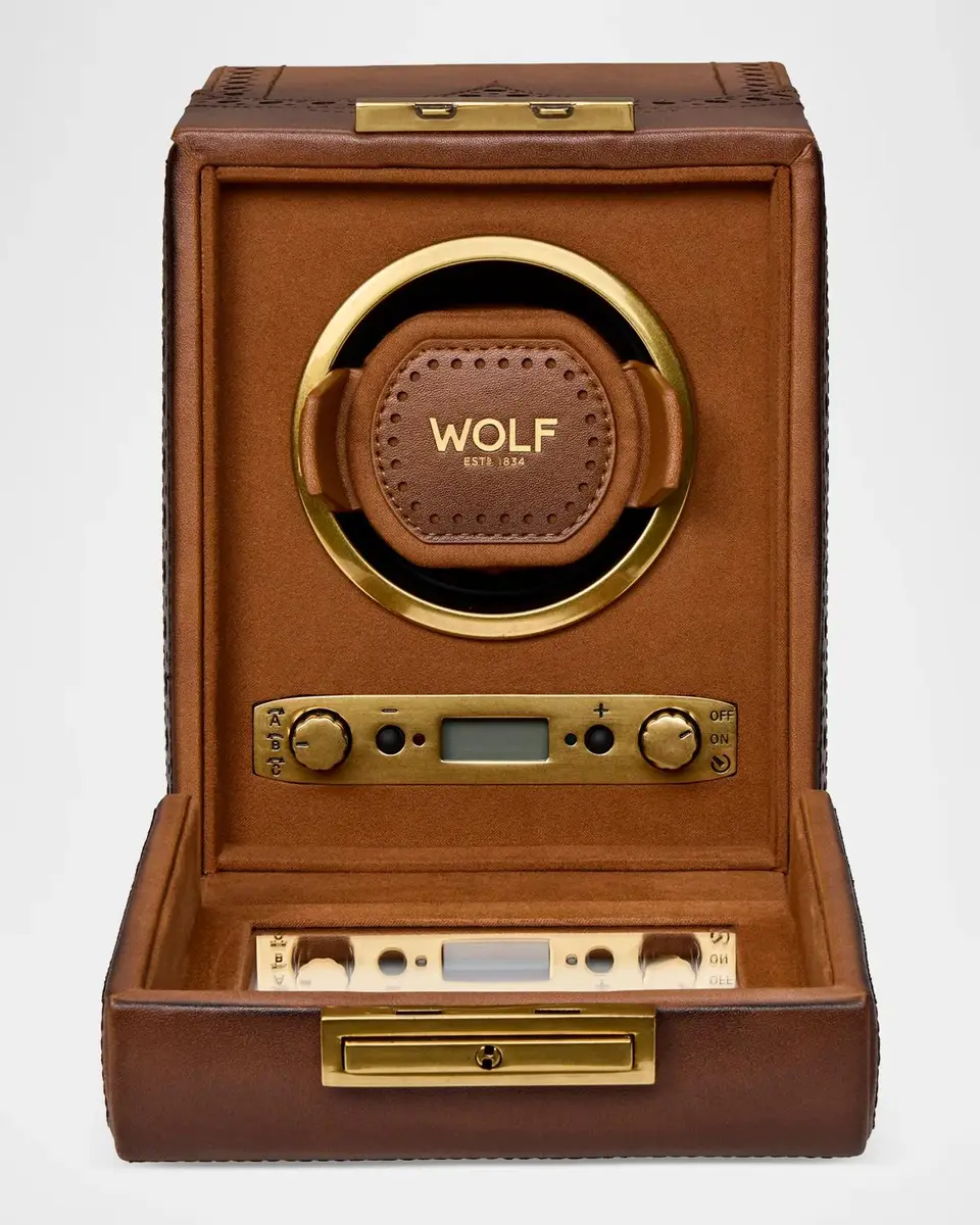 Wolf Brogue Single Watch Winder | Thumbnail 3 Wolf Brogue Single Watch Winder | Thumbnail 3