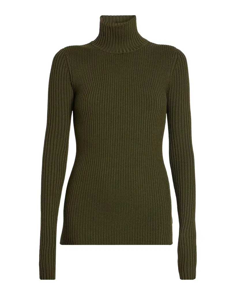 Rib-Knit Wool-Blend Sweater Rib-Knit Wool-Blend Sweater