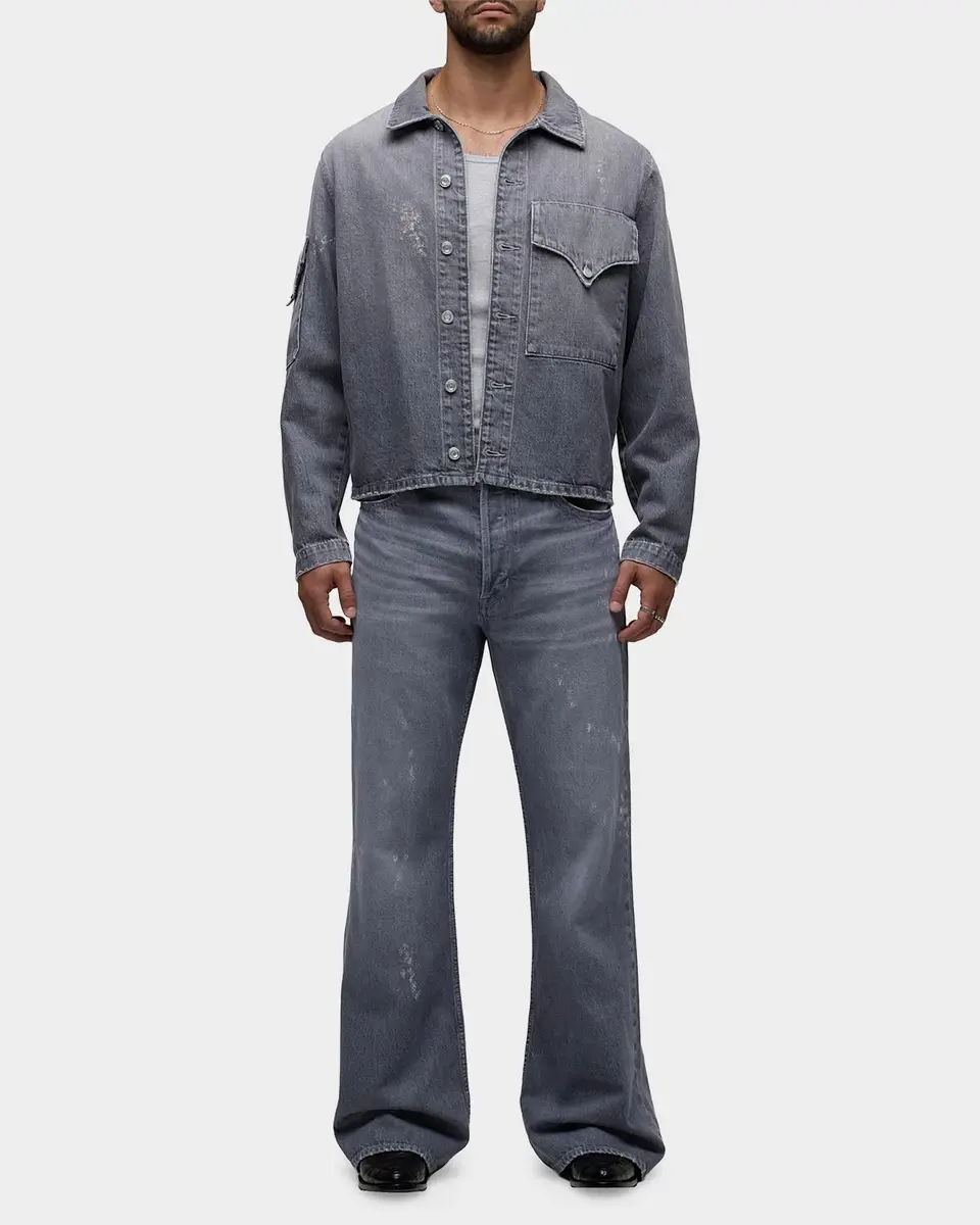 Hudson Hendrix Whiskered Flared Jeans | Thumbnail 2 Hudson Hendrix Whiskered Flared Jeans | Thumbnail 2