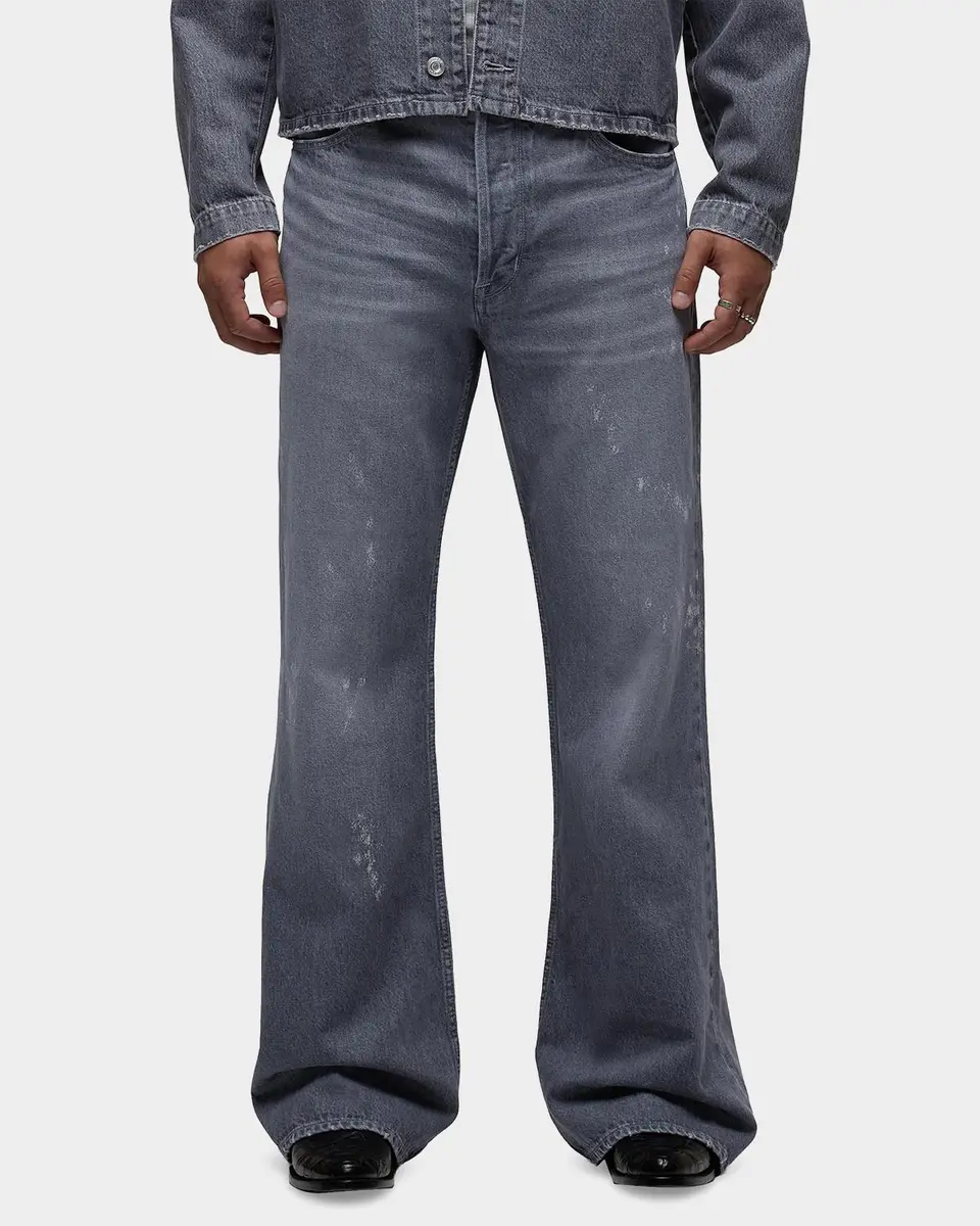 Hudson Hendrix Whiskered Flared Jeans | Thumbnail 4 Hudson Hendrix Whiskered Flared Jeans | Thumbnail 4