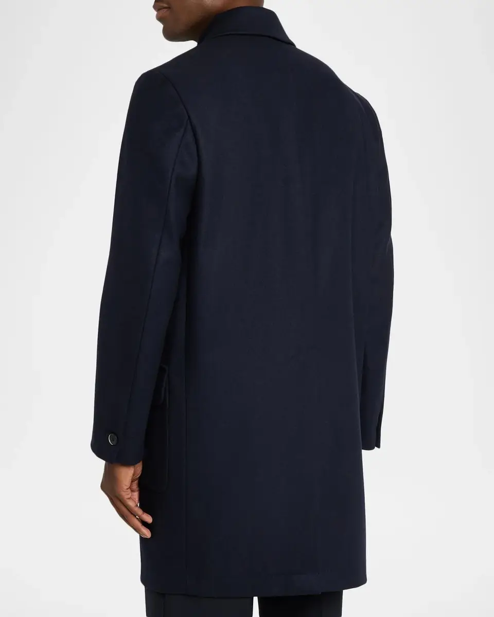 Barena Men's Wool Peacoat | Thumbnail 3 Barena Men's Wool Peacoat | Thumbnail 3