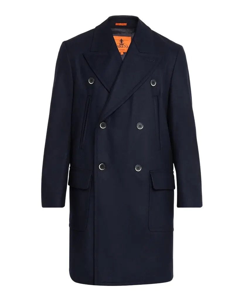 Barena Men's Wool Peacoat