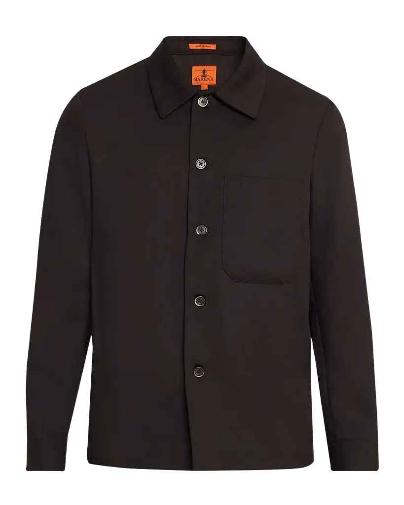 Men's Cedrone Cotton-Blend Overshirt Men's Cedrone Cotton-Blend Overshirt