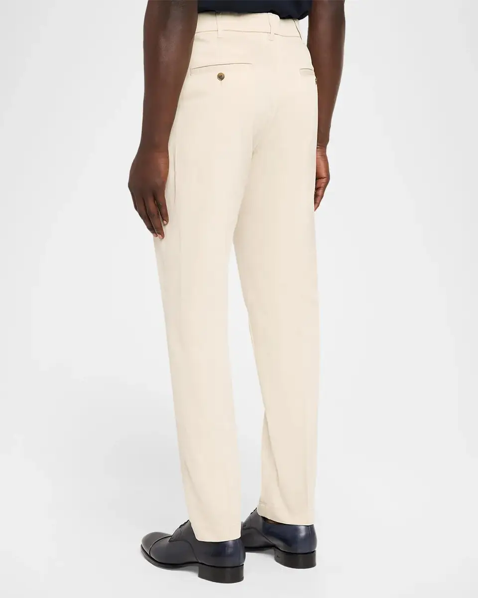 dunhill Men's Cotton Twill Flat-Front Pants | Thumbnail 3 dunhill Men's Cotton Twill Flat-Front Pants | Thumbnail 3