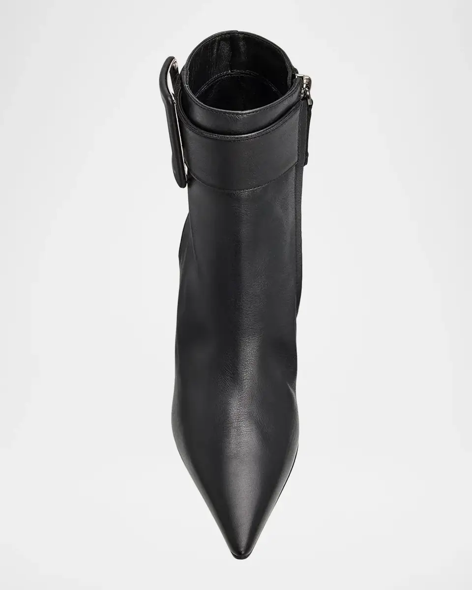 Roger Vivier 85mm Viv Ville Leather Booties | Thumbnail 4 Roger Vivier 85mm Viv Ville Leather Booties | Thumbnail 4