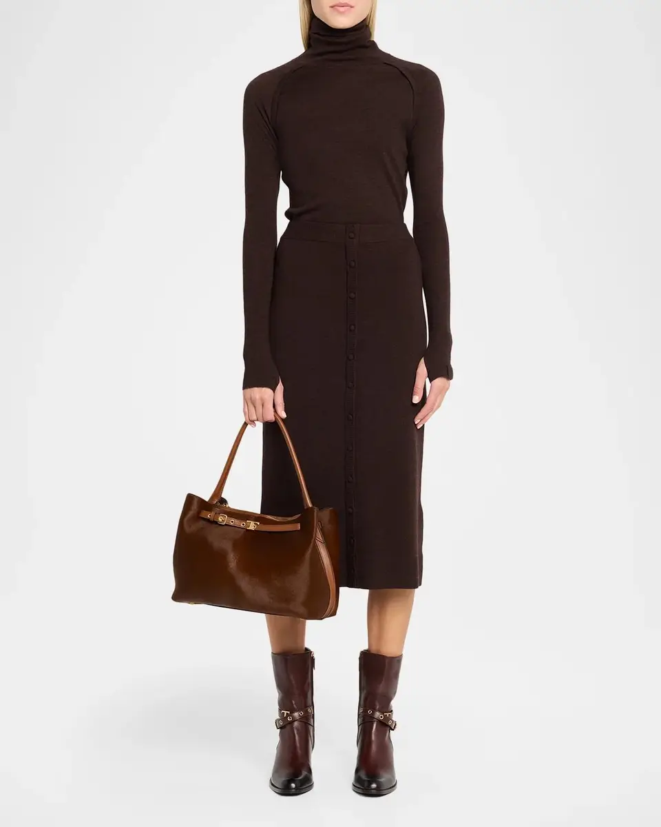 Tod's Tim Calf Hair Top-Handle Bag | Thumbnail 5 Tod's Tim Calf Hair Top-Handle Bag | Thumbnail 5