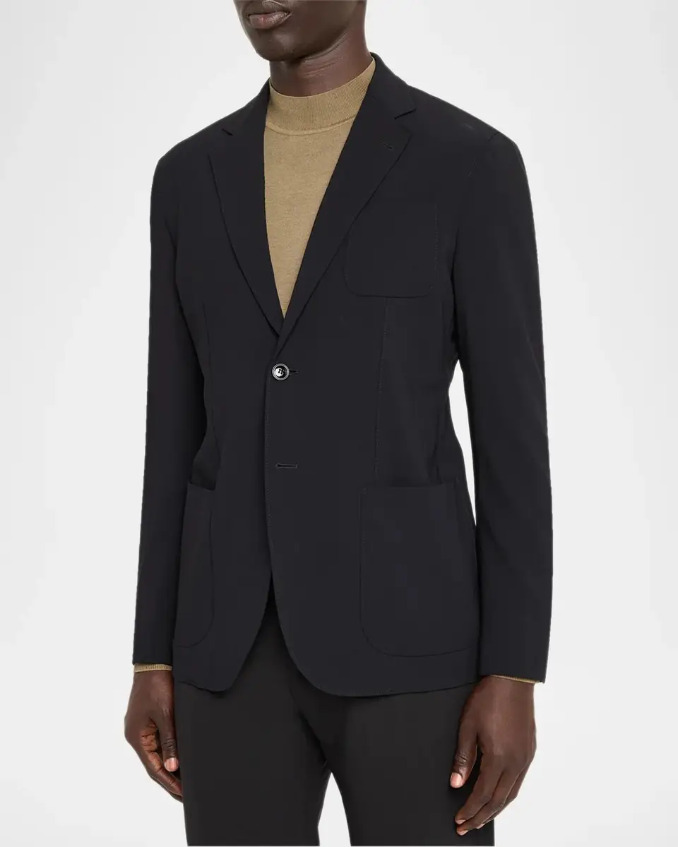 Giorgio Armani Men's Virgin Wool Sport Coat | Thumbnail 4