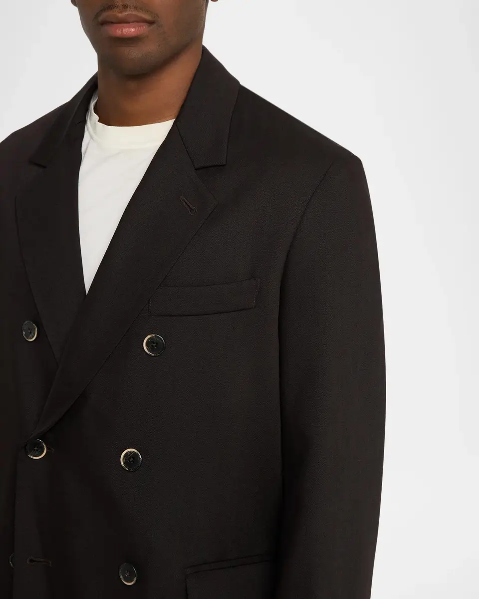 Barena Men's Refuso Cotton Double-Breasted Blazer | Thumbnail 5