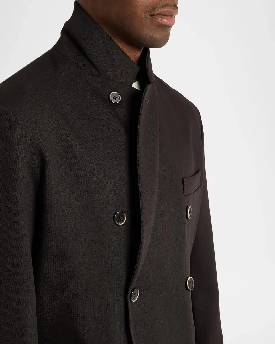 Barena Men's Refuso Cotton Double-Breasted Blazer | Thumbnail 7