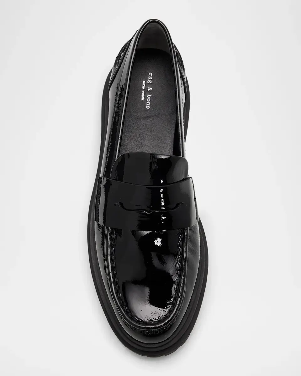rag & bone Bedford Patent Leather Penny Loafers | Thumbnail 3 rag & bone Bedford Patent Leather Penny Loafers | Thumbnail 3