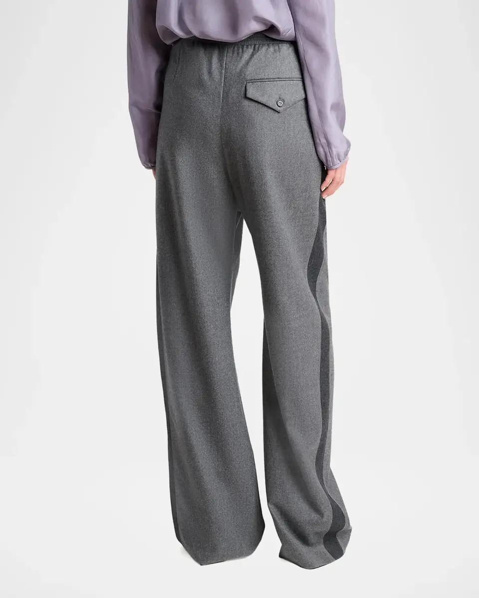 Lanvin Loose-Fit Wool Trousers | Thumbnail 3 Lanvin Loose-Fit Wool Trousers | Thumbnail 3