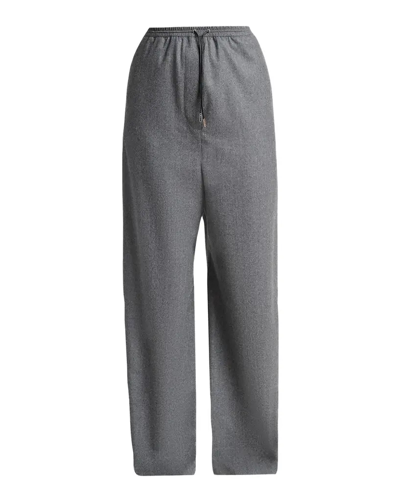 Loose-Fit Wool Trousers Loose-Fit Wool Trousers