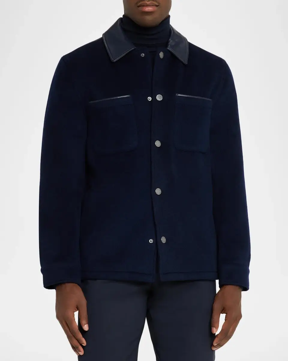 Bugatchi Men's Wool & Cashmere Jacket | Thumbnail 4 Bugatchi Men's Wool & Cashmere Jacket | Thumbnail 4